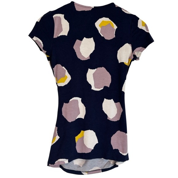 Boden Faux Wrap V-Neck Ruched Short Sleeve 
Top Woman’s Size 6R - Picture 2 of 9